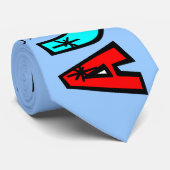 Autisme Stropdas (Opgerold)