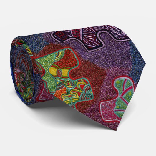 Autisme Stropdas (Opgerold)