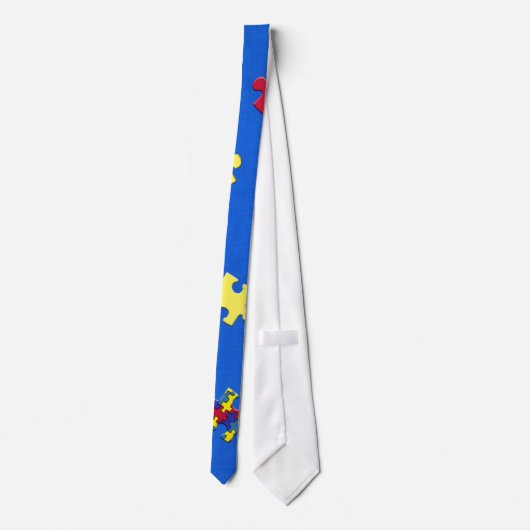 Autisme Stropdas (Achterkant)