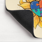 Autisme Sunflower Gnome Muismat (Hoek)