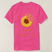 Autisme Sunflower puzzle Cricut t Shirt (Design voorkant)