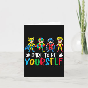 Autisme superhelden durven awareness kinderen jeug kaart