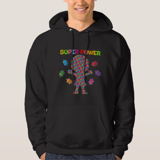 Autisme, superkracht hoodie (Voorkant)