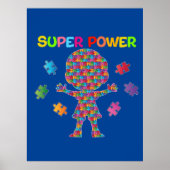 Autisme, superkracht poster (Voorkant)