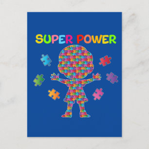 Autisme, superkrachtig Briefkaart
