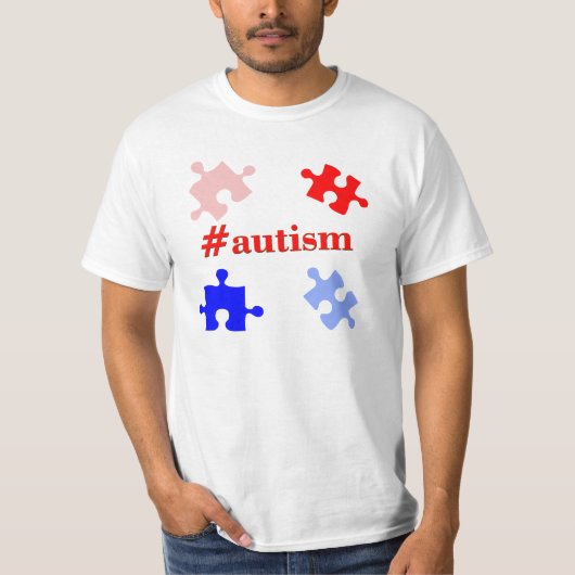 #autisme t-shirt (Voorkant)