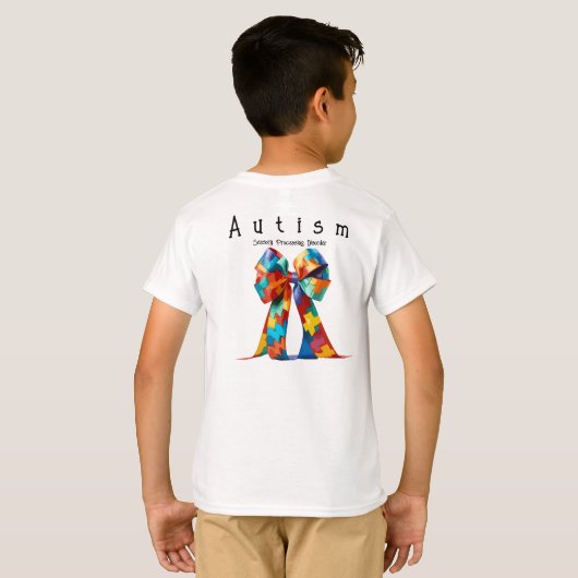 Autisme T-shirt (Achterkant volledig)