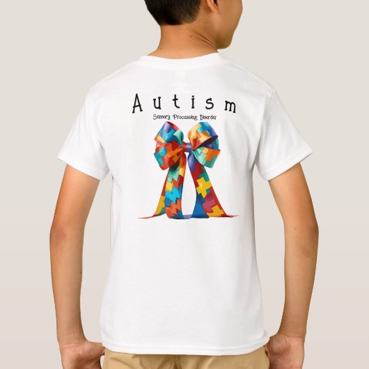 Autisme T-shirt (Achterkant)