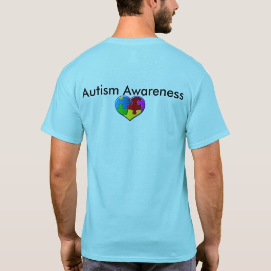 Autisme T-shirt (Achterkant)