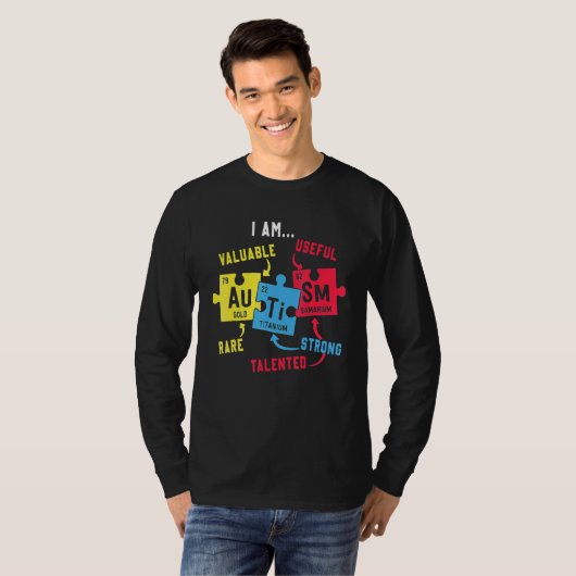 Autisme T-shirt (Voorkant volledig)