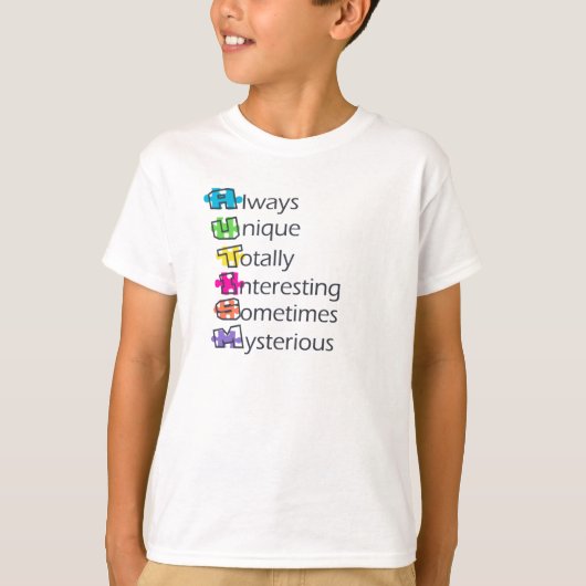 Autisme T-shirt (Voorkant)