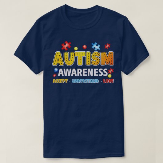 Autisme T-shirt (Design voorkant)