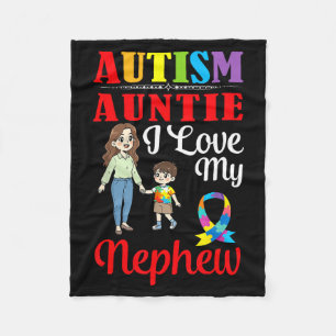 Autisme Tante Ik Hou Van Mijn Neef Bewustzijn Steu Fleece Deken