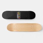 Autisme tante op het gebied van autisme persoonlijk skateboard (Horizontaal)