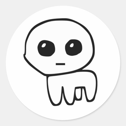 Autisme TBH schepsel van autisme Ronde Sticker (Voorkant)