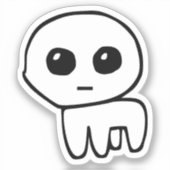 Autisme TBH schepsel van autisme Sticker (Voorkant)