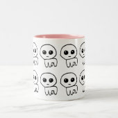 Autisme TBH schepsel van autisme Tweekleurige Koffiemok (Center)