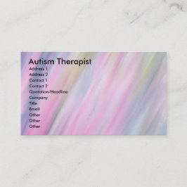 Autisme Therapist Visitekaartje