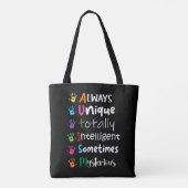 Autisme Tote Bag (Achterkant)