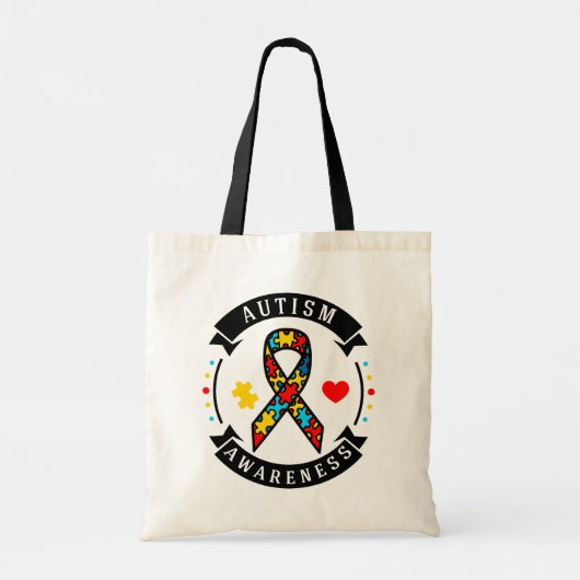 Autisme Tote Bag (Achterkant)