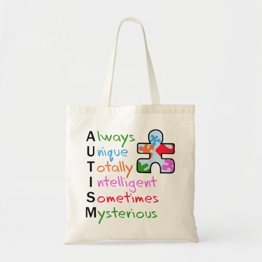 Autisme Tote Bag (Voorkant)