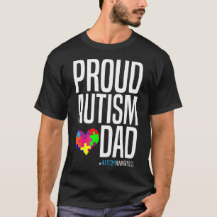 Autisme-trots Autisme Papa Autisme Bewustzijn T-shirt
