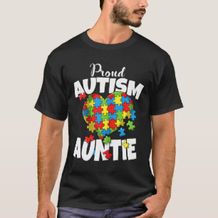 Autisme-trots Autisme Tante Autisme Bewustzijn Ha T-shirt