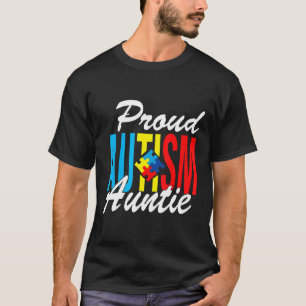 Autisme-trots Autisme Tante Bewustzijn Ondersteuni T-shirt
