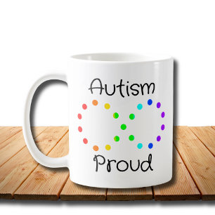 Autisme Trots Neurodiversity Acceptatie Regenboog Koffiemok