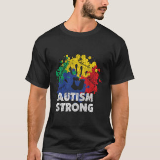 Autisme Trots Sterk Autistisch Bewustzijn T-shirt