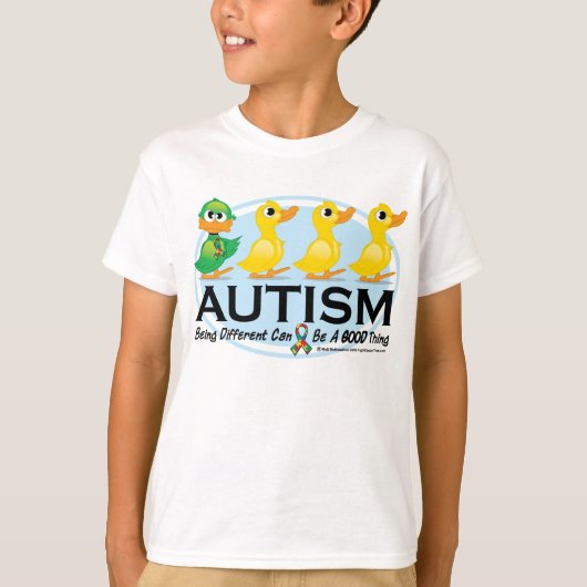 Autisme Ugly Ducking T-shirt (Voorkant)