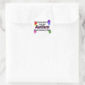 Autisme Understanding Ronde Sticker (Tas)