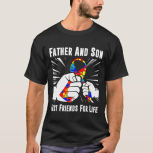 Autisme-Vader en zoon beste vrienden voor het leve T-shirt