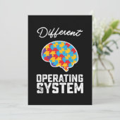 Autisme Verschillende besturingssystemen Neurodive Kaart (Staand voorkant)