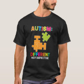 Autisme Verschillende niet-defecte spectrumsteun A T-shirt (Voorkant)