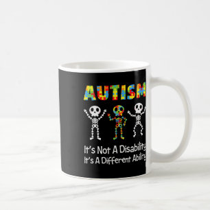 Autisme Verschillende Vermogen Schedel Skelet Neur Koffiemok