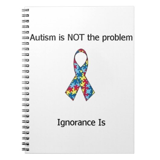 Autisme versus Ignorance Notitieboek (Voorkant)