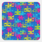 Autisme Vierkante Sticker (Voorkant)