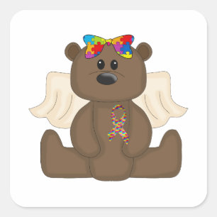 Autisme Vierkante Sticker