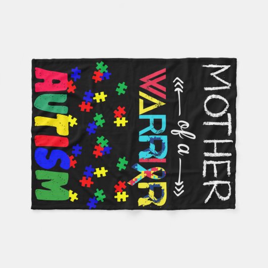 Autisme - Vleekzak, 30 x 40 inch Fleece Deken (Voorkant (Horizontaal))