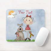 Autisme* Voeg Jouw tekst-Mousepad toe Muismat (Met muis)