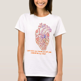 Autisme - volledige handen en hart t-shirt