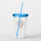 Autisme voor Ethan, Acryl Drinkbeker (Achterkant)