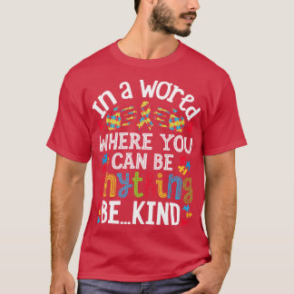 Autisme voor mannen jongens meisjes Kinder leraren T-shirt