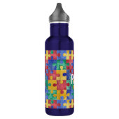 Autisme voorlichting puzzle waterfles waterfles (Links)