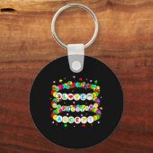 Autisme Vriendschap Armband Liefde Accepteren Begr Sleutelhanger (Voorkant)