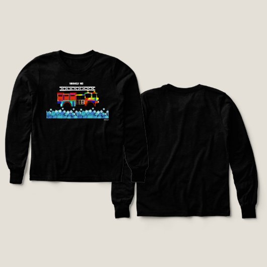 Autisme Vuurtruck puzzelstukjes (Voorkant /achterkant)