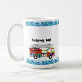 Autisme Vuurtruck puzzelstukjes Koffiemok (Links)