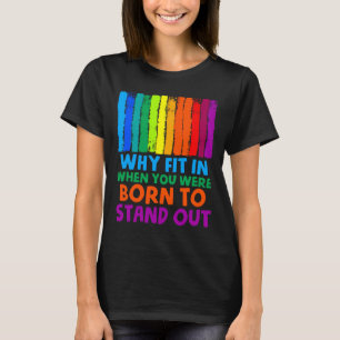 Autisme waarom past u in als u werd geboren om uit t-shirt