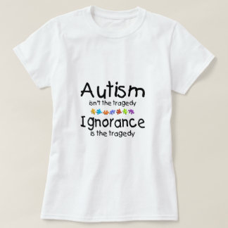 Autisme waarschuwt de tragedie t-shirt